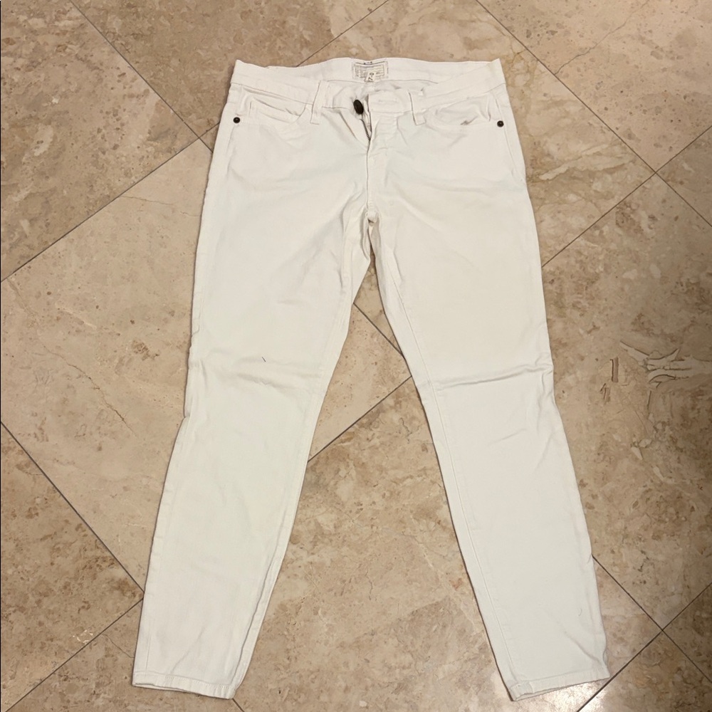 Current/Elliott Classic White Denim